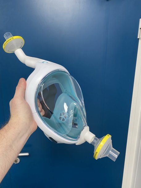 Safran and Segula Technologies continue to support the fight against Covid-19 by adapting Decathlon’s Easybreath Subea mask for use in hospitals
